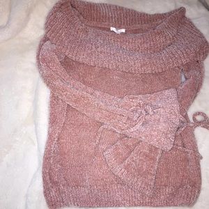 Off The Shoulder Cashmere Sweater LC